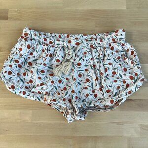 Pact organic cotton sleep shorts, size XS